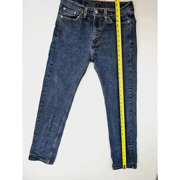 Levi's Size 30X32 Men's 505 Blue Denim 5 Pocket Logo Tag Jeans - Picture 12 of 13